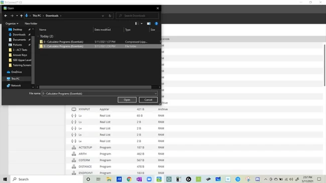Now, find the folder that you got when you unzipped the original download (this was the one I suggested you put on your desktop).