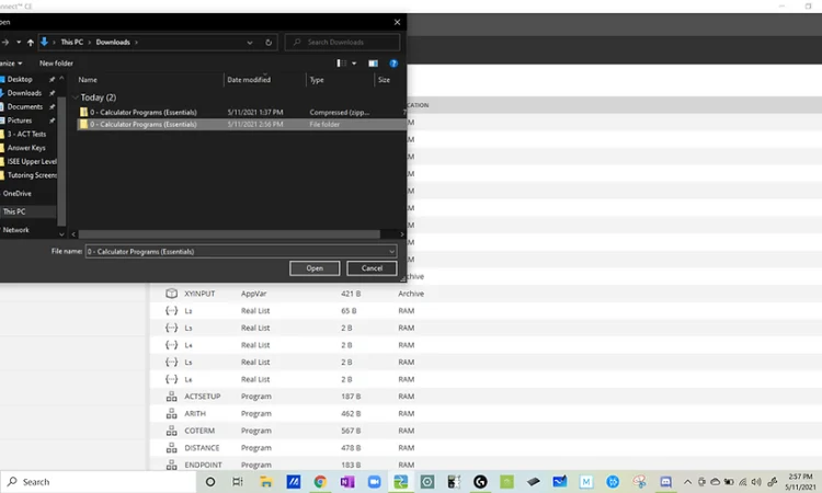 Now, find the folder that you got when you unzipped the original download (this was the one I suggested you put on your desktop).