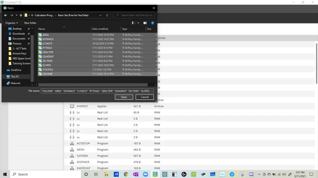 Now, select all the files in that folder. You can do this a number of ways: 1.) You can click the first entry, hold SHIFT, and then click the last entry.2.) Hold the Command button and press A (Cmd + A)If done correctly, all the files should be highlighted as such. Then, click the "Open" button at the bottom of your file explorer window.