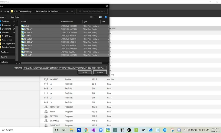 Now, select all the files in that folder. You can do this a number of ways: 1.) You can click the first entry, hold SHIFT, and then click the last entry.2.) Hold the Command button and press A (Cmd + A)If done correctly, all the files should be highlighted as such. Then, click the "Open" button at the bottom of your file explorer window.